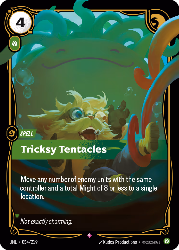Tricksy Tentacles UNL-054 Riftbound card