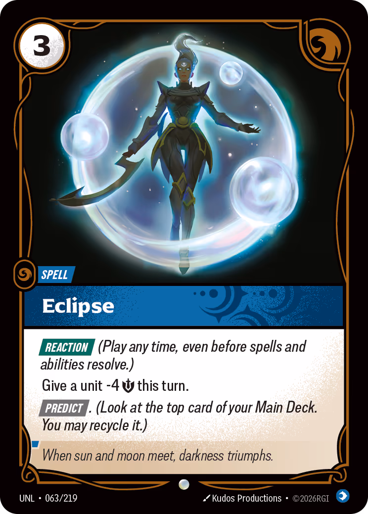 Eclipse UNL-063 Riftbound card