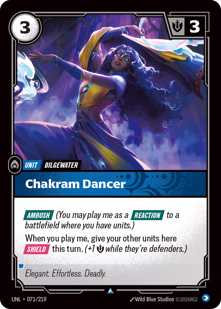 Chakram Dancer UNL-071 Riftbound card