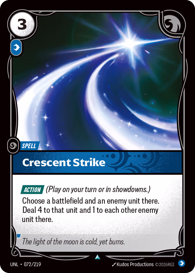 Crescent Strike UNL-072 Riftbound card