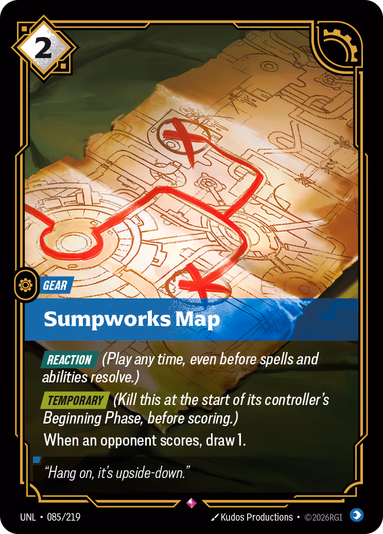 Sumpworks Map UNL-085 Riftbound card