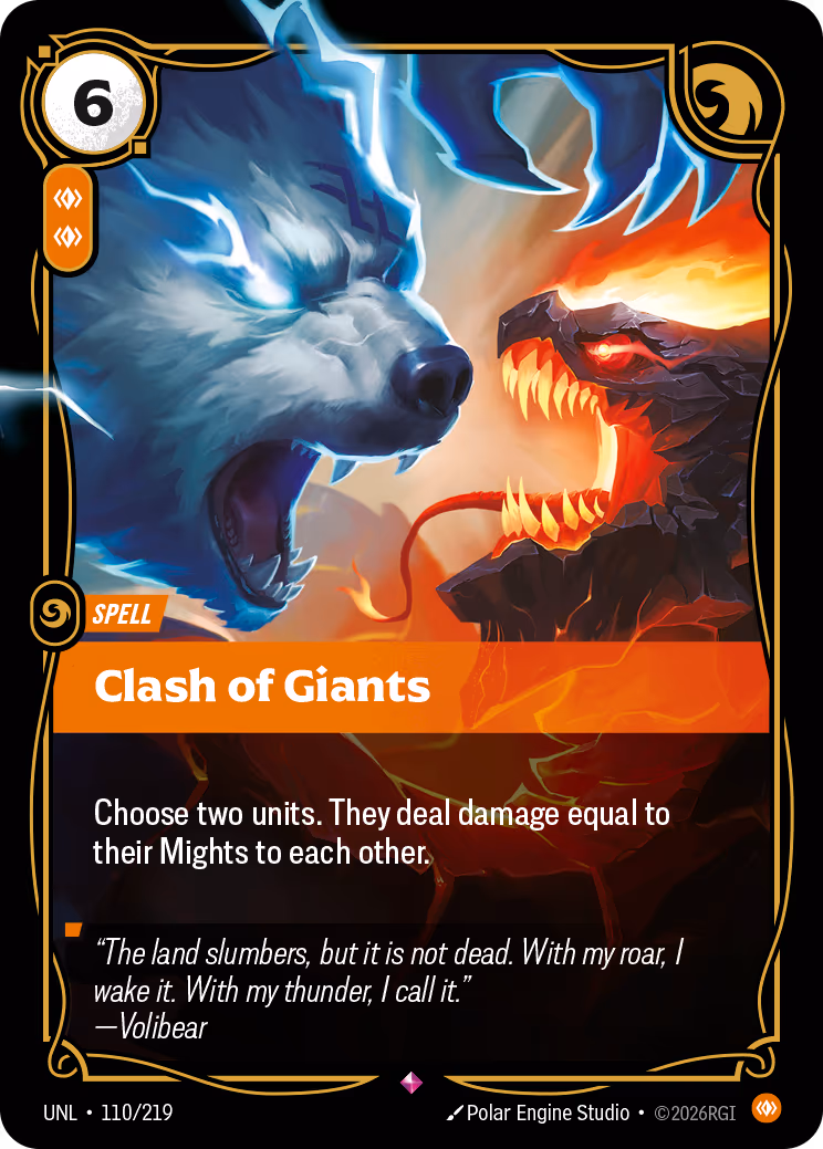 Clash of Giants UNL-110 Riftbound card