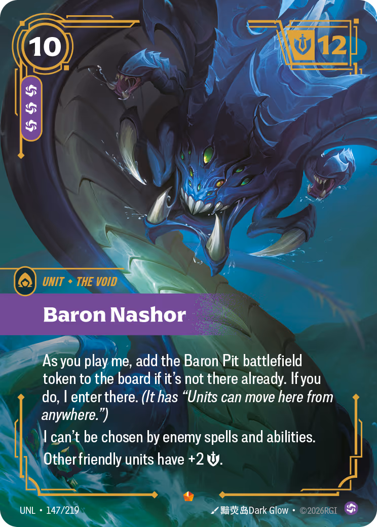 Baron Nashor UNL-147 Riftbound card