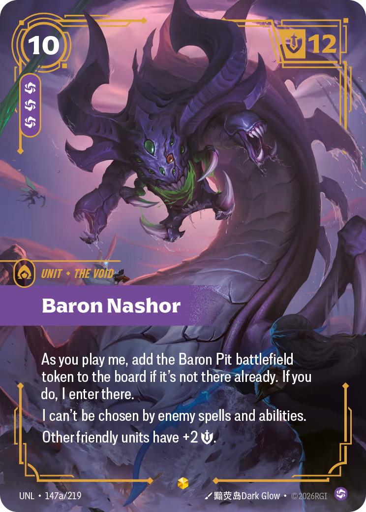 Baron Nashor UNL-147A Riftbound card