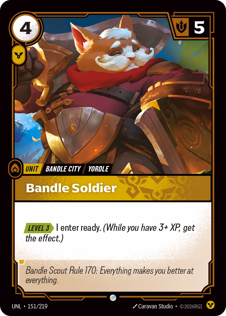 Bandle Soldier UNL-151 Riftbound card