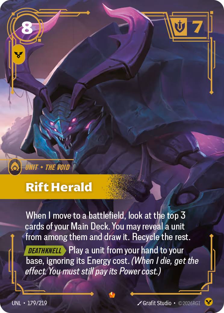 Rift Herald UNL-179 Riftbound card