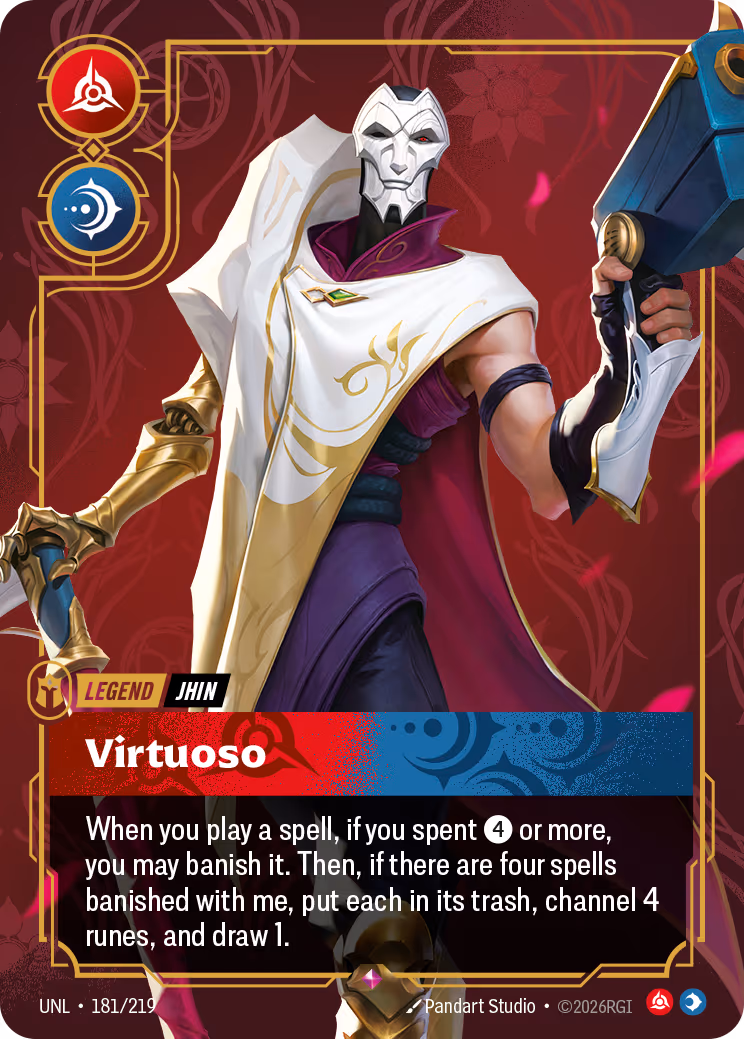 Jhin - Virtuoso UNL-181 Riftbound card