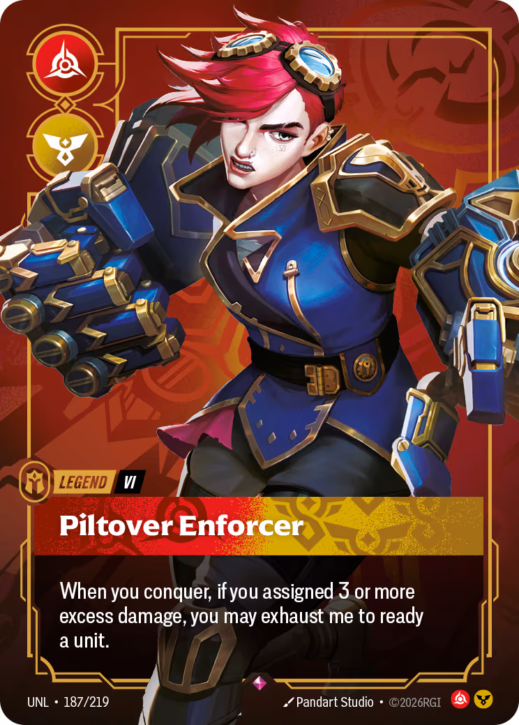 Vi - Piltover Enforcer UNL-187 Riftbound card