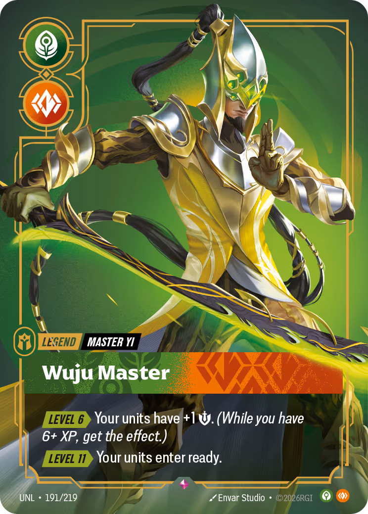 Master Yi - Wuju Master UNL-191 Riftbound card