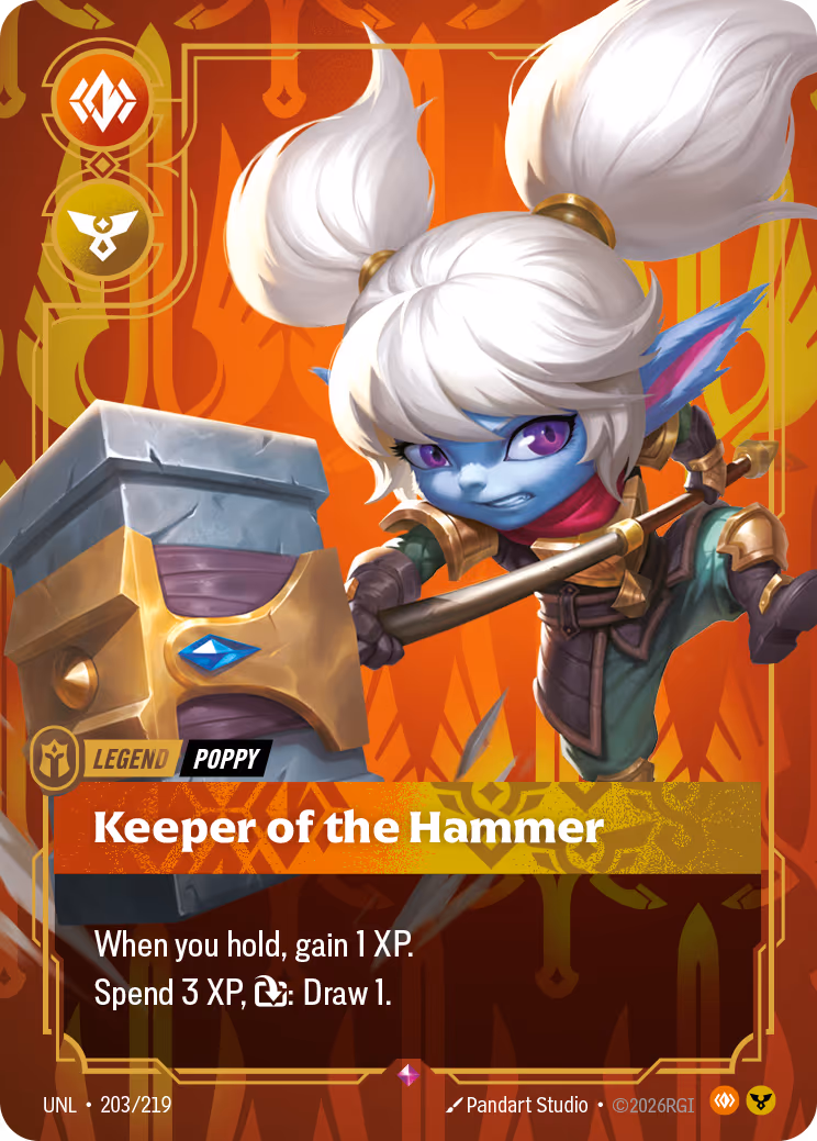 Poppy - Keeper of the Hammer UNL-203 Riftbound card