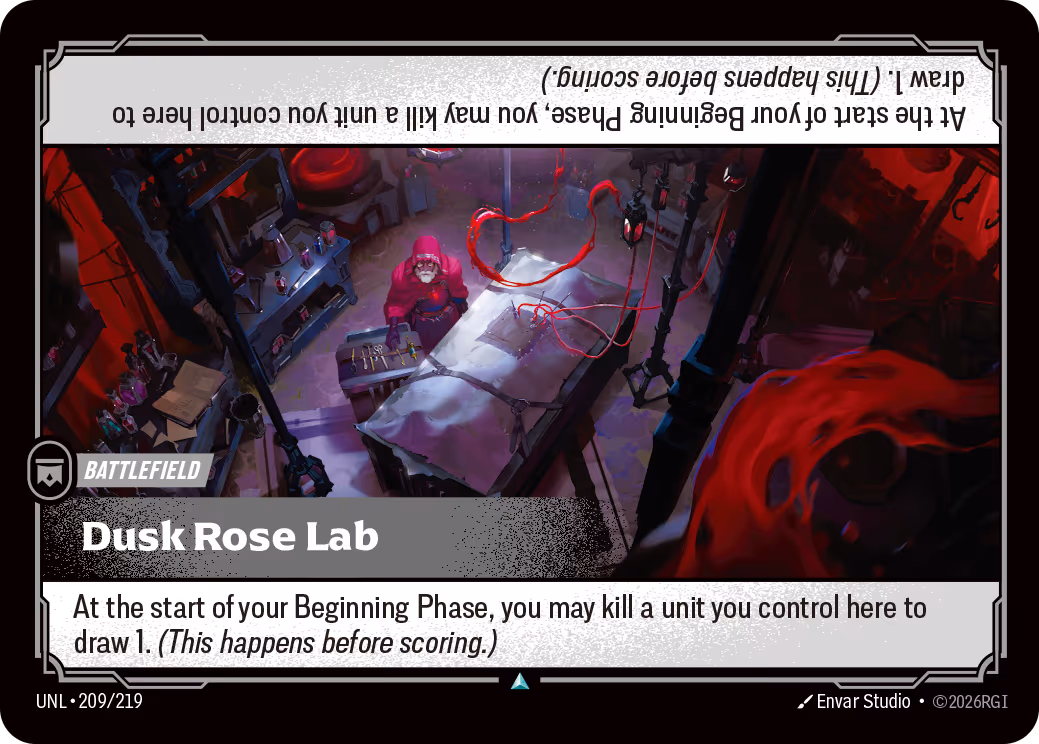 Dusk Rose Lab UNL-209 Riftbound card