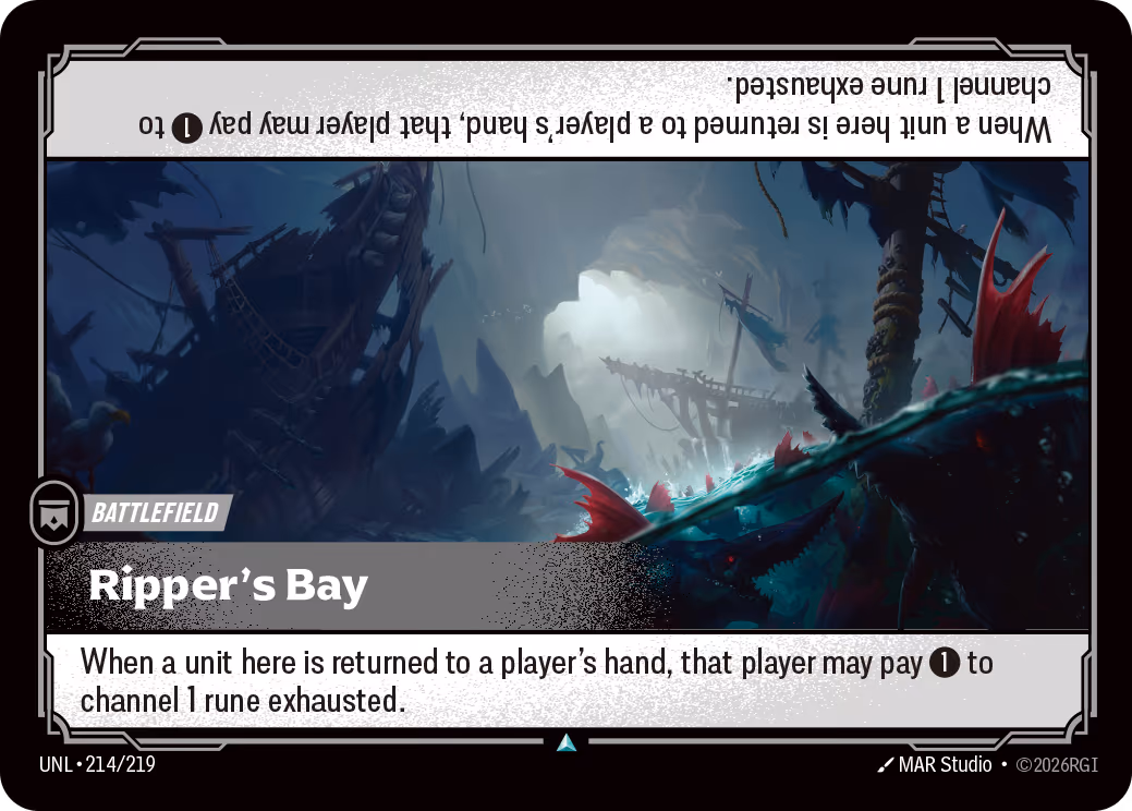 Ripper's Bay UNL-214 Riftbound card