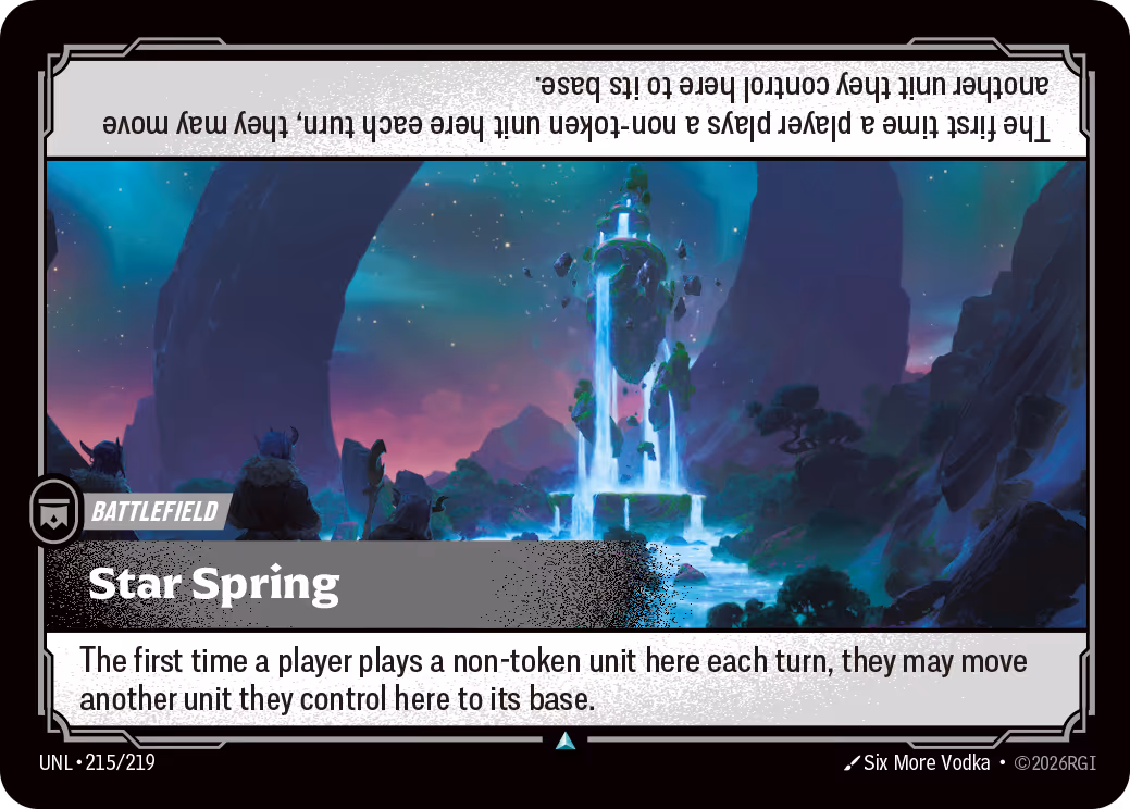 Star Spring UNL-215 Riftbound card