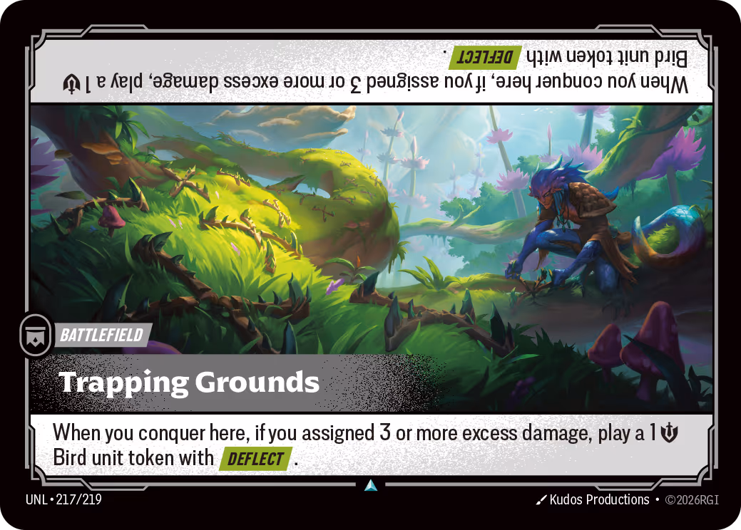 Trapping Grounds UNL-217 Riftbound card