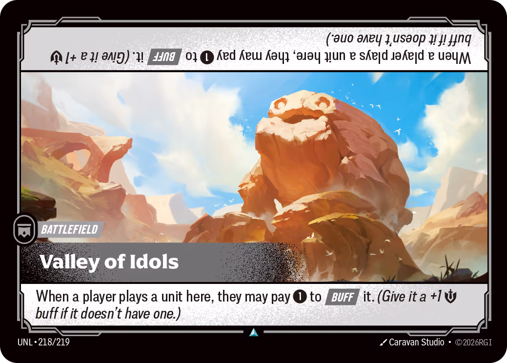 Valley of Idols UNL-218 Riftbound card