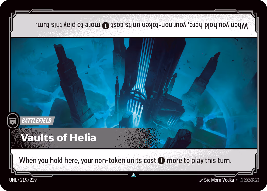 Vaults of Helia UNL-219 Riftbound card