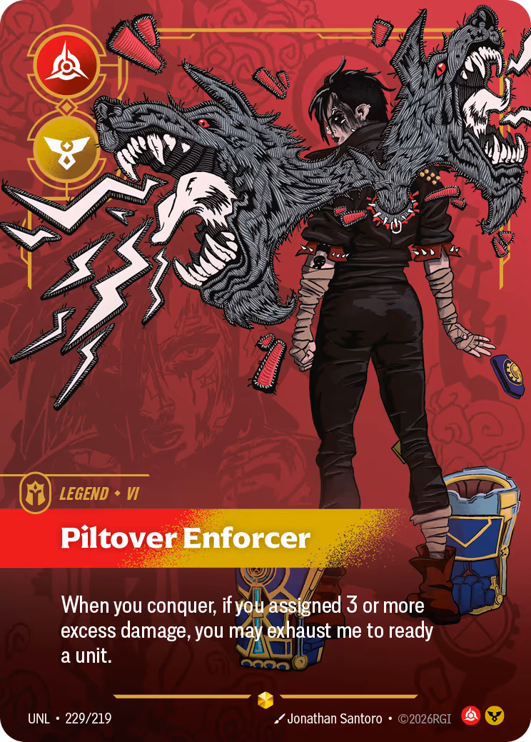 Vi - Piltover Enforcer UNL-229 Riftbound card