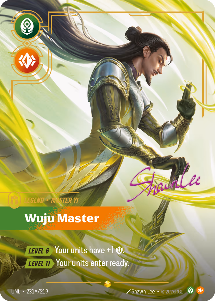 Master Yi - Wuju Master UNL-231* Riftbound card