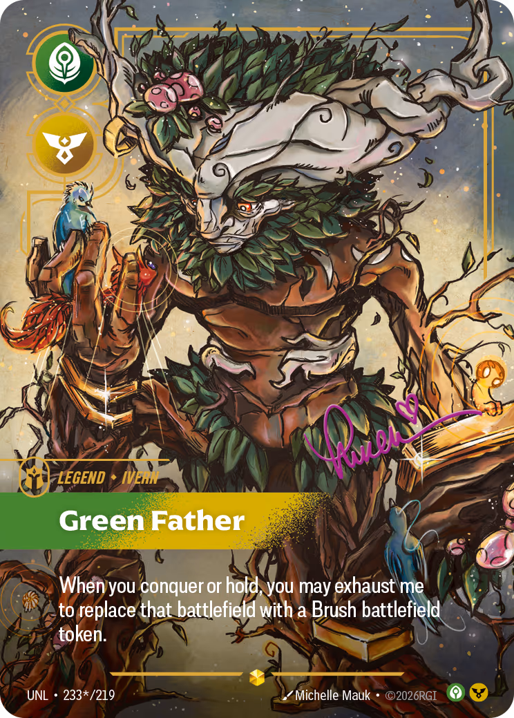 Ivern - Green Father UNL-233* Riftbound card