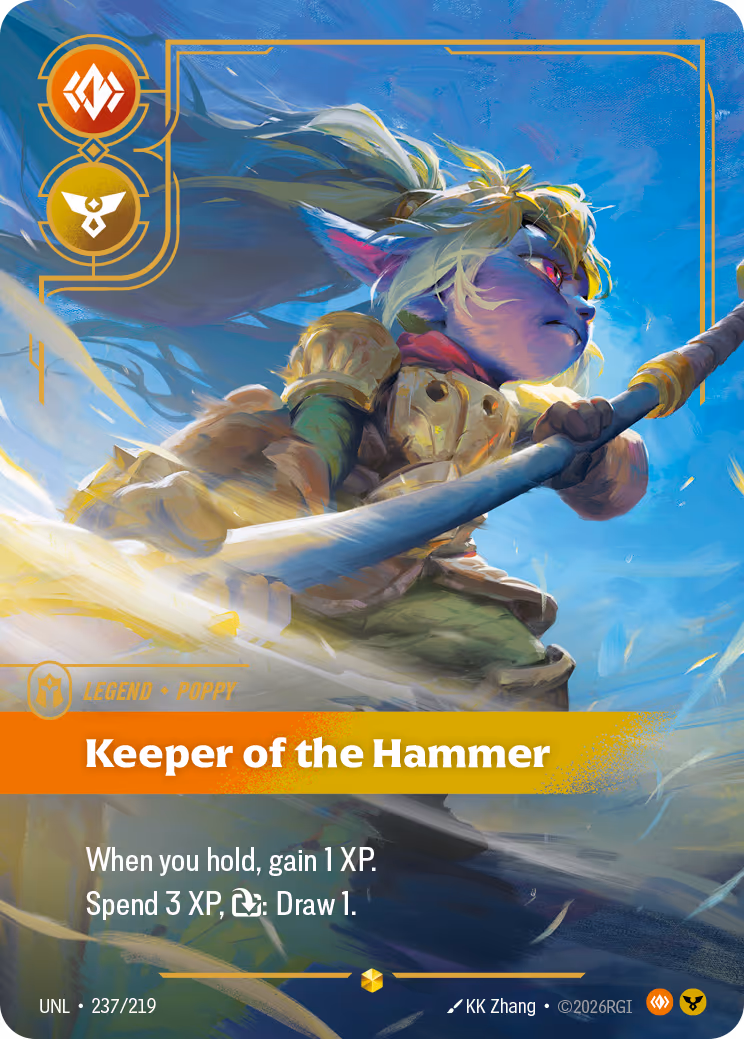 Poppy - Keeper of the Hammer UNL-237 Riftbound card
