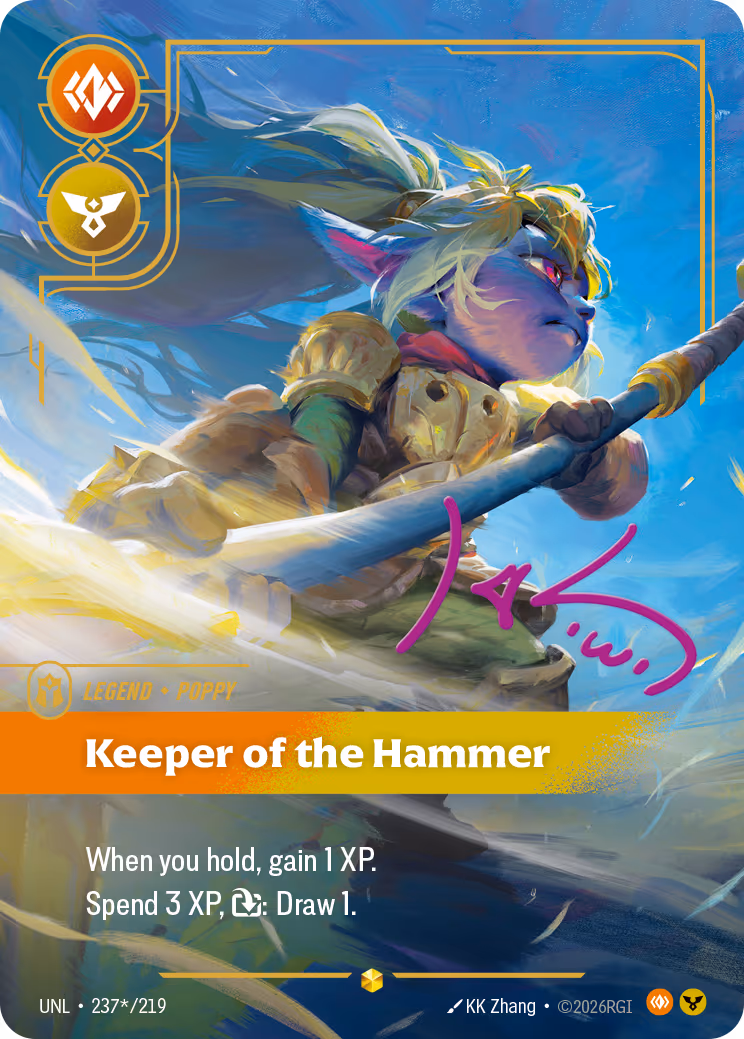 Poppy - Keeper of the Hammer UNL-237* Riftbound card