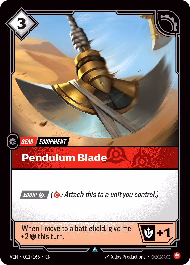 Pendulum Blade VEN-011-166 Riftbound card