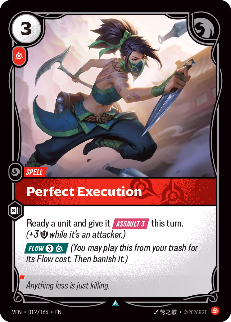 Perfect Execution VEN-012-166 Riftbound card