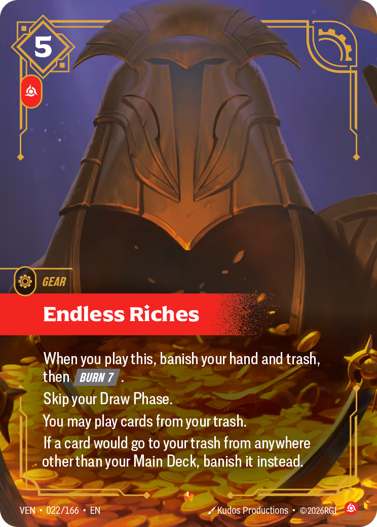 Endless Riches VEN-022-166 Riftbound card