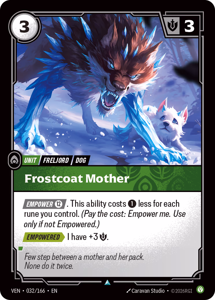 Frostcoat Mother VEN-032-166 Riftbound card