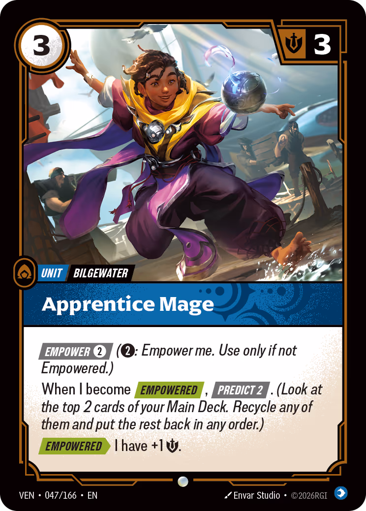 Apprentice Mage VEN-047-166 Riftbound card