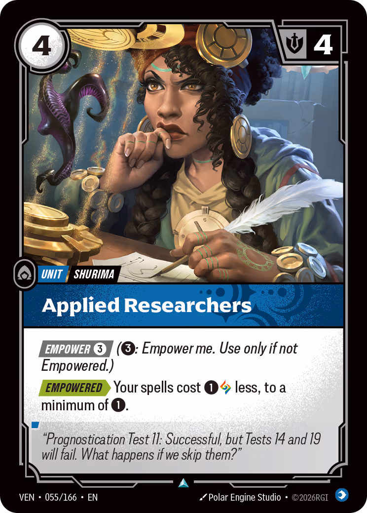 Applied Researchers VEN-055-166 Riftbound card
