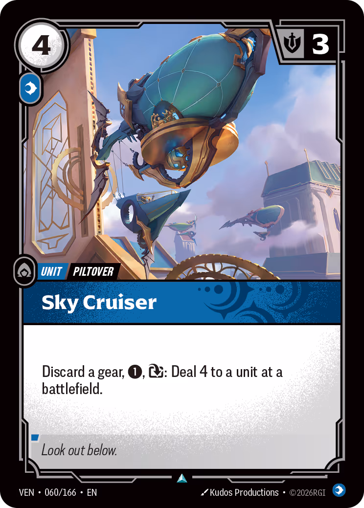 Sky Cruiser VEN-060-166 Riftbound card