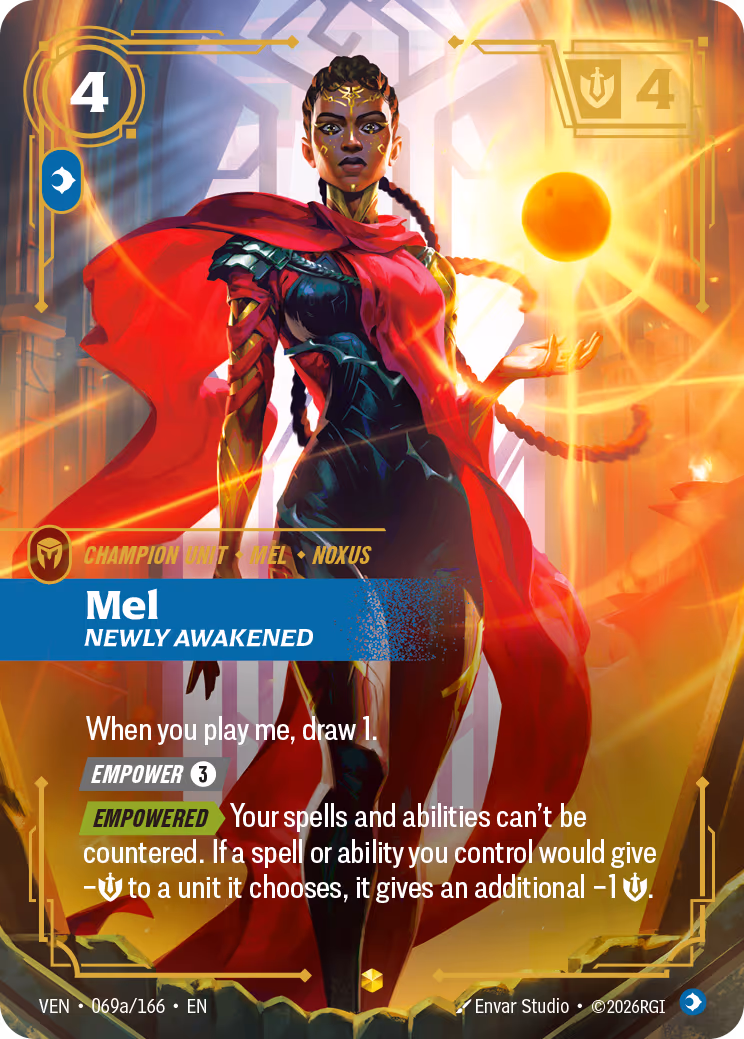Mel, Newly Awakened VEN-069A-166 Riftbound card