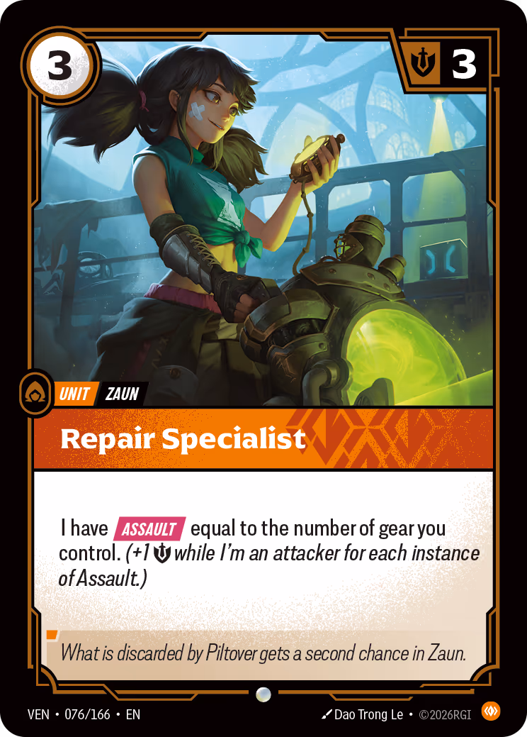 Repair Specialist VEN-076-166 Riftbound card