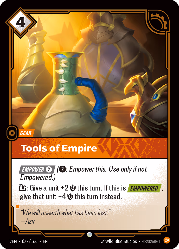 Tools of Empire VEN-077-166 Riftbound card