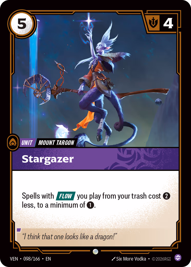 Stargazer VEN-098-166 Riftbound card