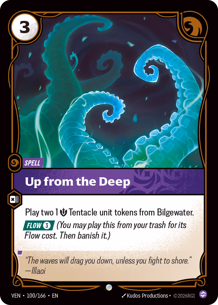 Up from the Deep VEN-100-166 Riftbound card