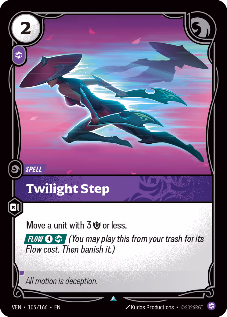 Twilight Step VEN-105-166 Riftbound card
