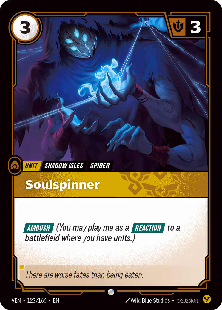 Soulspinner VEN-123-166 Riftbound card
