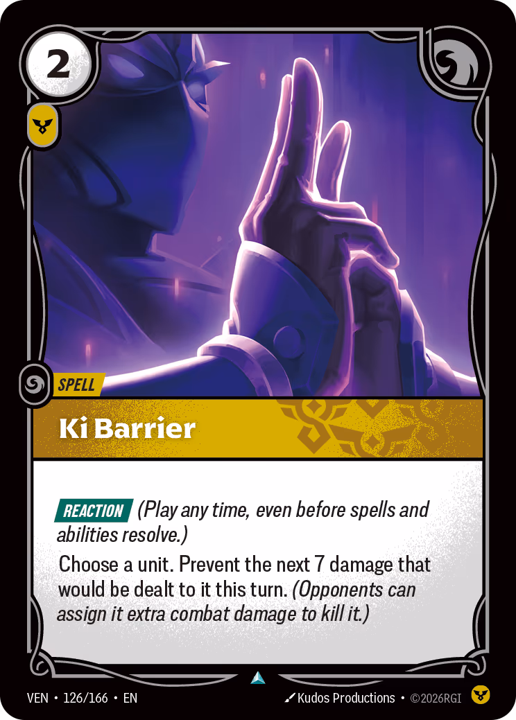 Ki Barrier VEN-126-166 Riftbound card