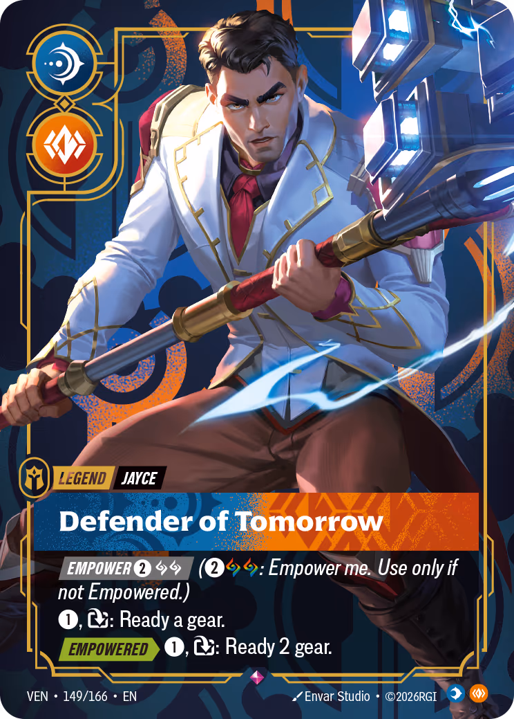 Jayce - Defender of Tomorrow VEN-149-166 Riftbound card