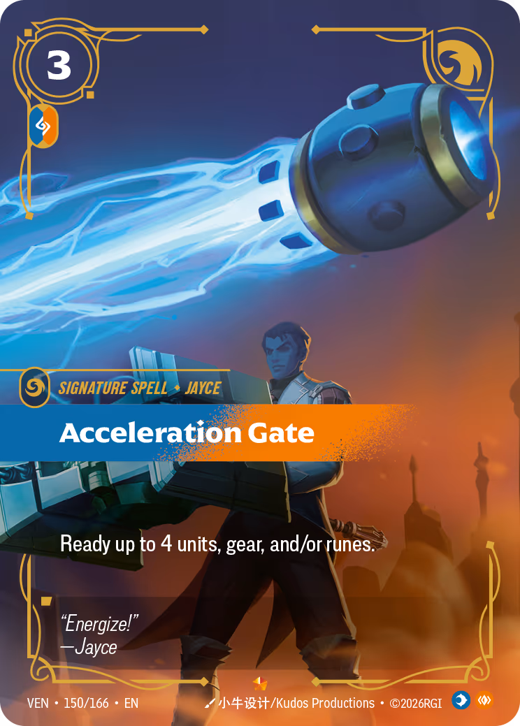 Acceleration Gate VEN-150-166 Riftbound card