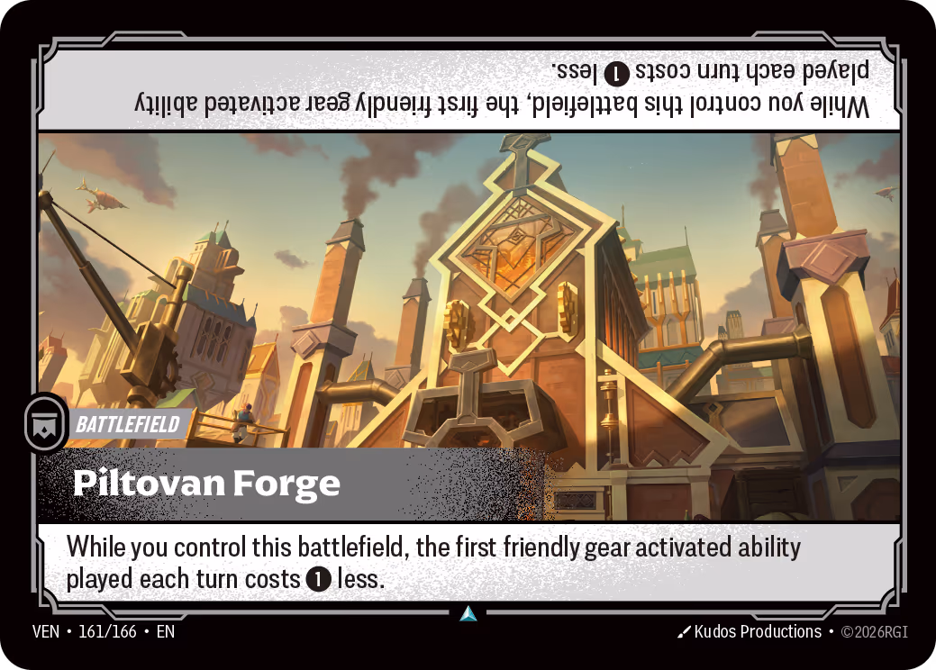 Piltovan Forge VEN-161-166 Riftbound card