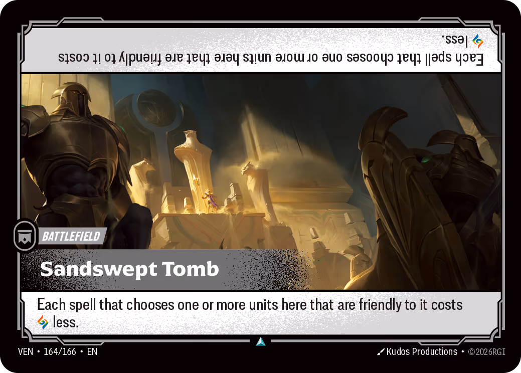 Sandswept Tomb VEN-164-166 Riftbound card