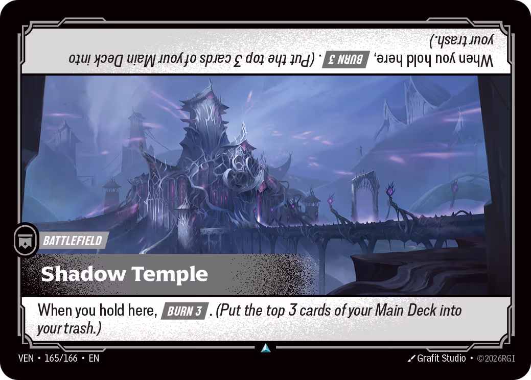 Shadow Temple VEN-165-166 Riftbound card