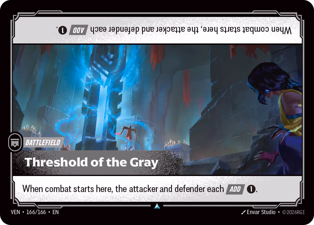 Threshold of the Gray VEN-166-166 Riftbound card