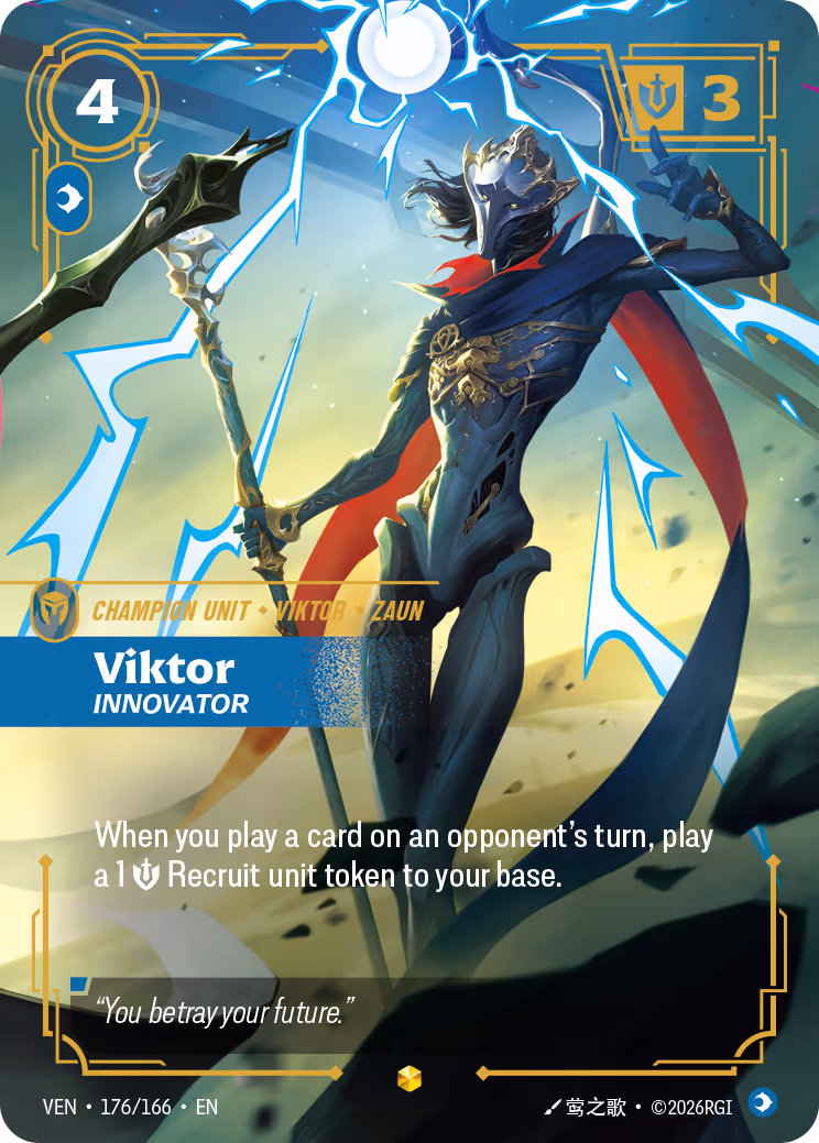 Viktor, Innovator VEN-176-166 Riftbound card