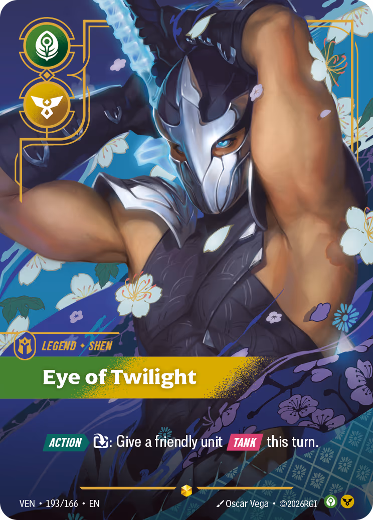 Shen - Eye of Twilight VEN-193-166 Riftbound card