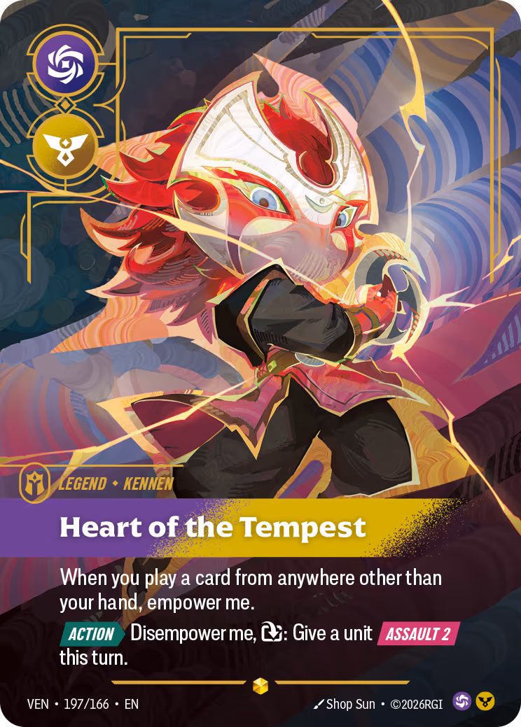 Yordle, Kennen - Heart of the Tempest VEN-197-166 Riftbound card