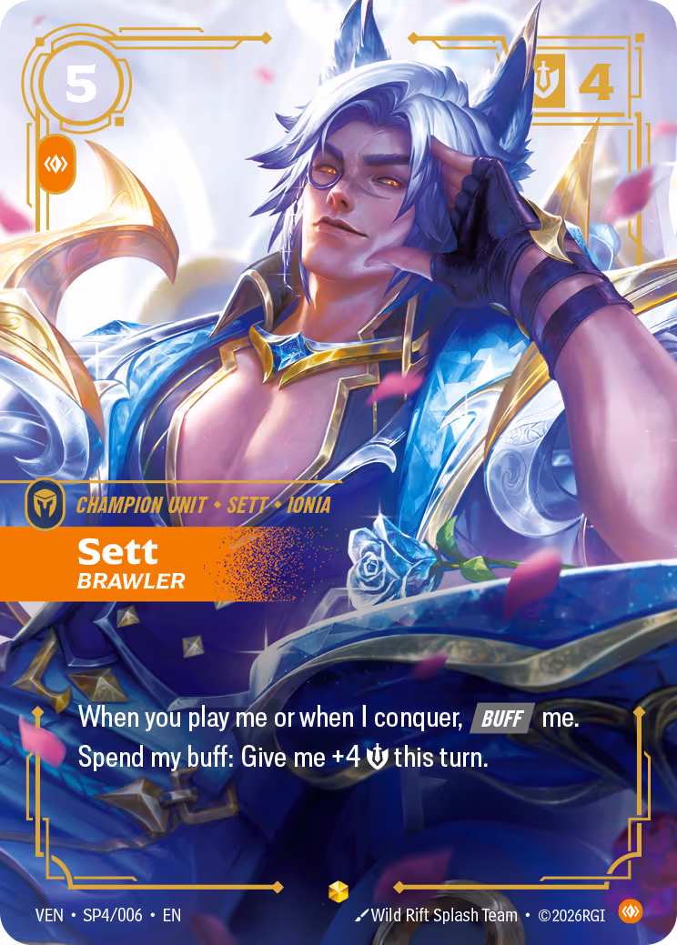 Sett, Brawler VEN-SP4-6 Riftbound card